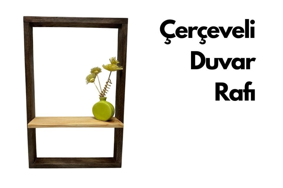 Çerçeveli Duvar Rafı