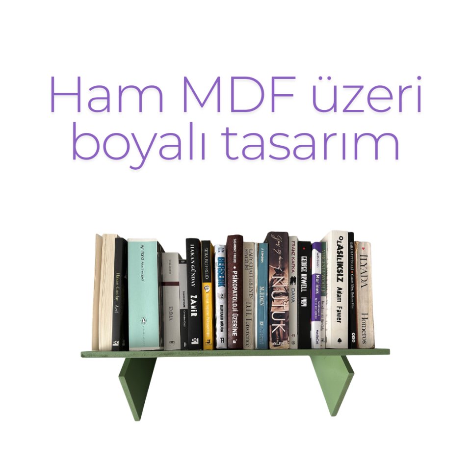 Yatay V Kitaplık