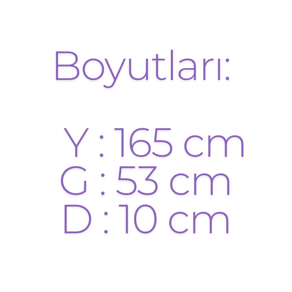 Raven Boy Aynalı Raflı Dolap