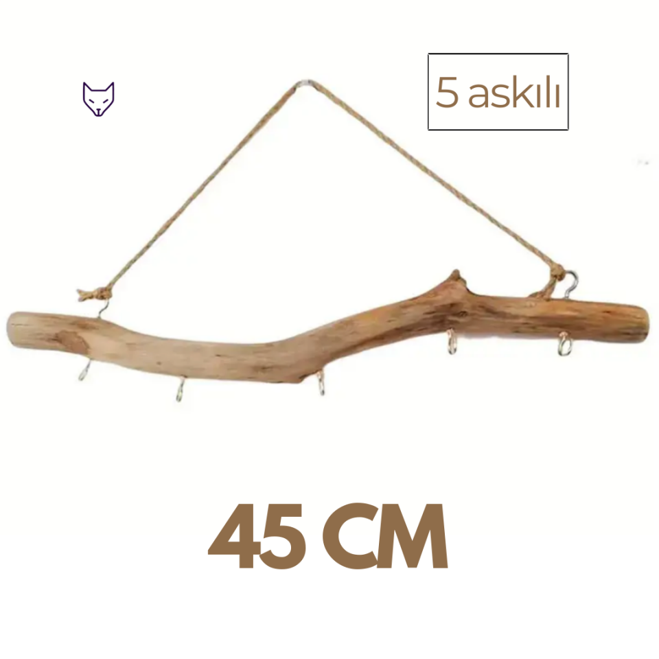 Ahşap Naturel Askılık