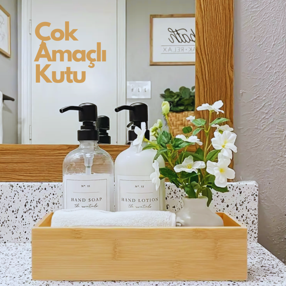 Çok Amaçlı Ahşap Kutu