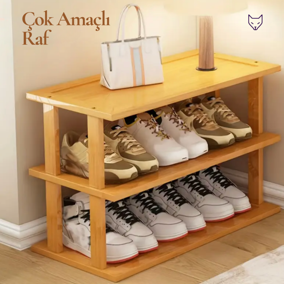 Çok Amaçlı Raf / Kitaplık / Ayakkabılık