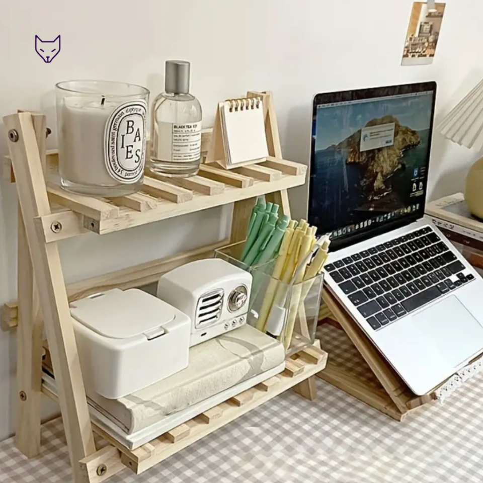 Ahşap Raflı Organizer