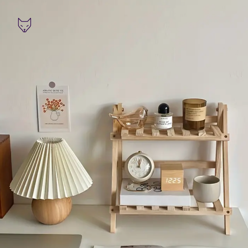 Ahşap Raflı Organizer