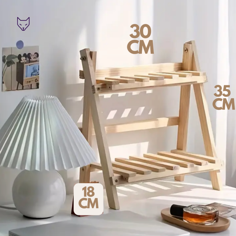 Ahşap Raflı Organizer