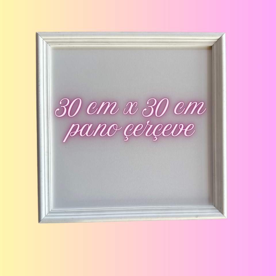 Dekoratif Çıtalı Pano Çerçeve 2 cm kalınlık