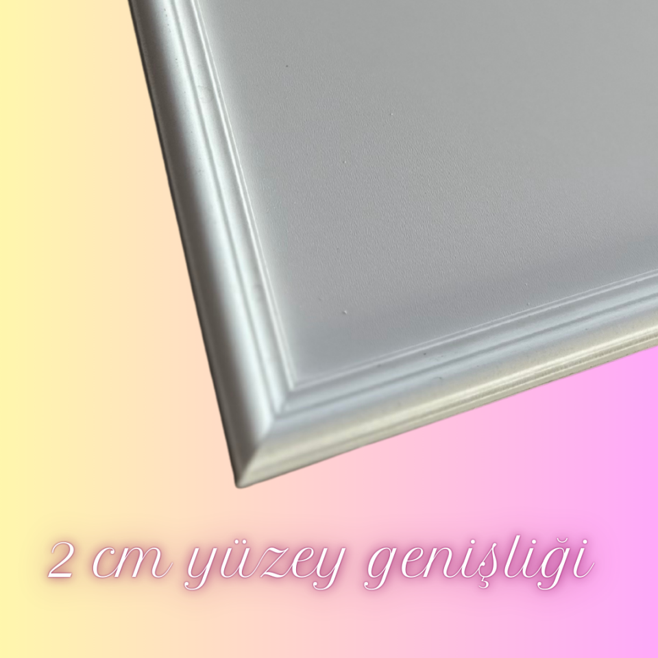 Dekoratif Çıtalı Pano Çerçeve 2 cm kalınlık